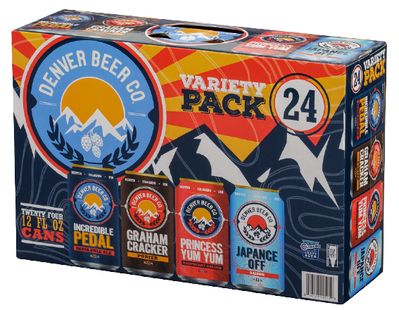 Denver Beer Co craft beer packaging