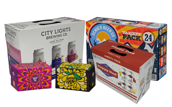 Custom alcohol packaging from Great Northern Packaging