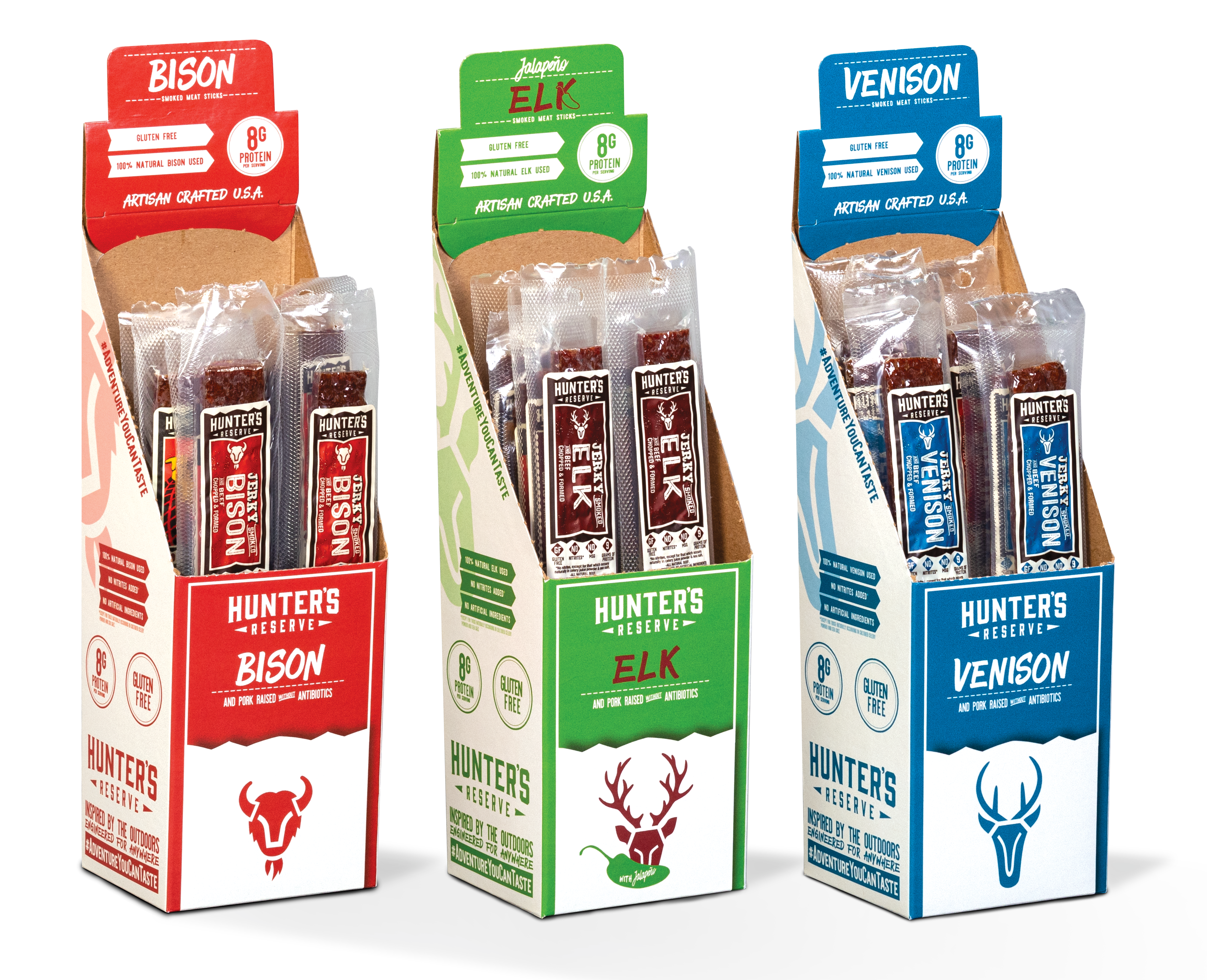Hunter's Reserve Jerky packaging