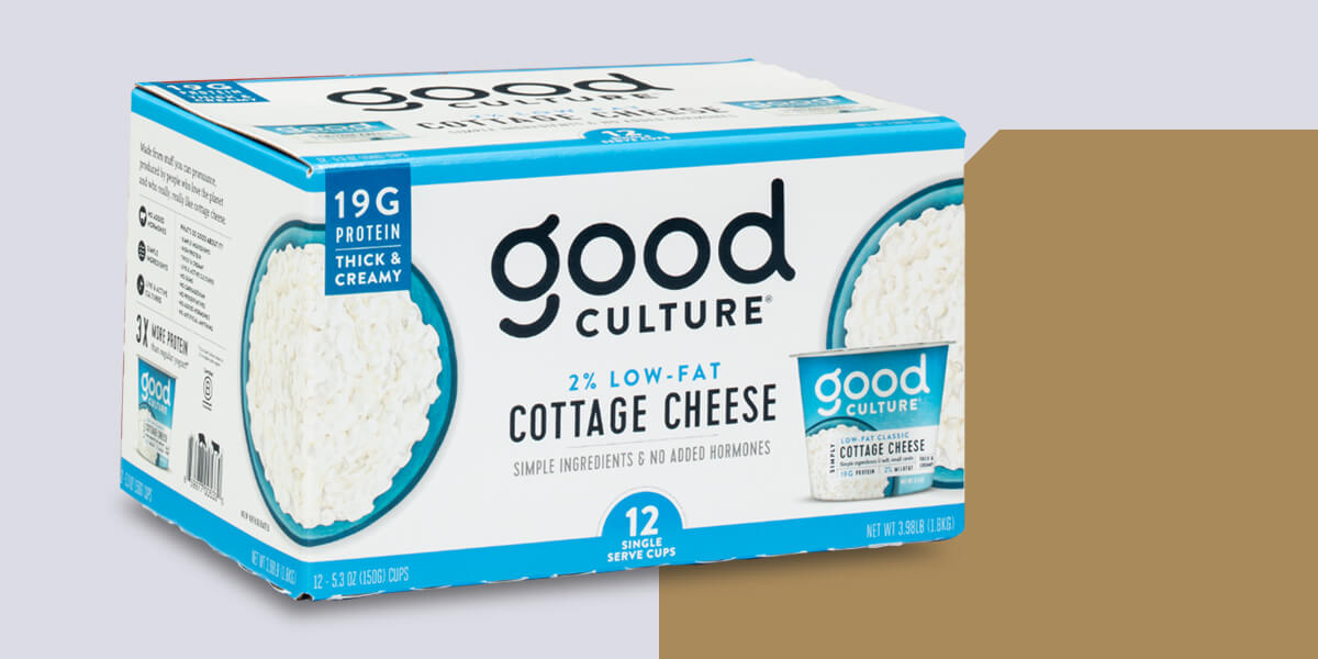 Club store packaging for cottage cheese cups