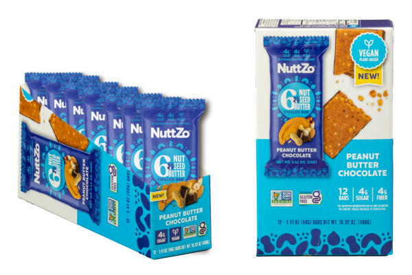 Shelf-Ready packaging for NuttZo.