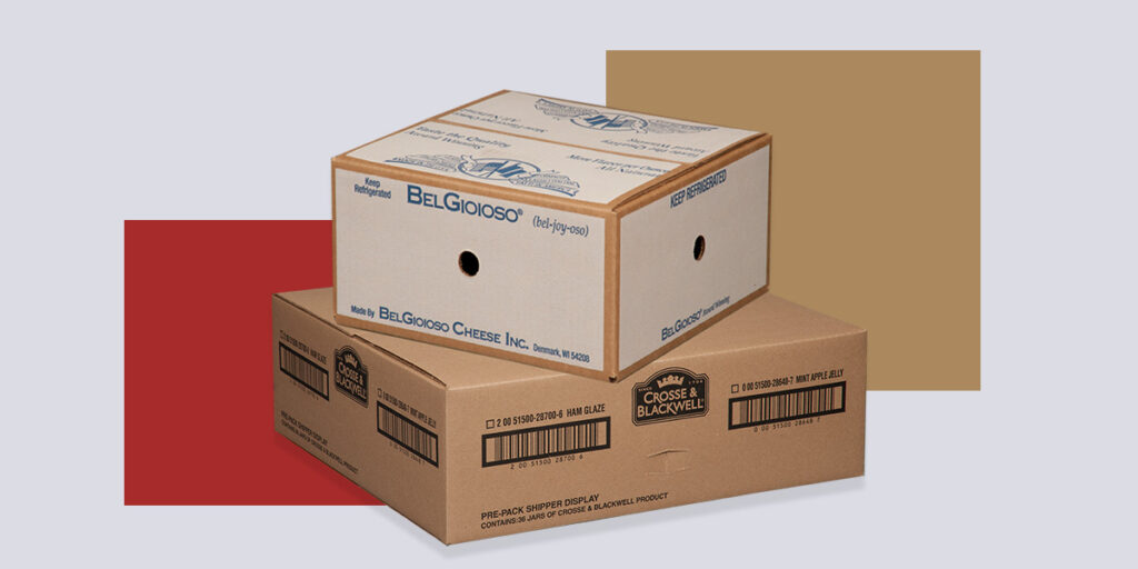 Consumer packaging for BelGioioso and Crosse & Blackwell