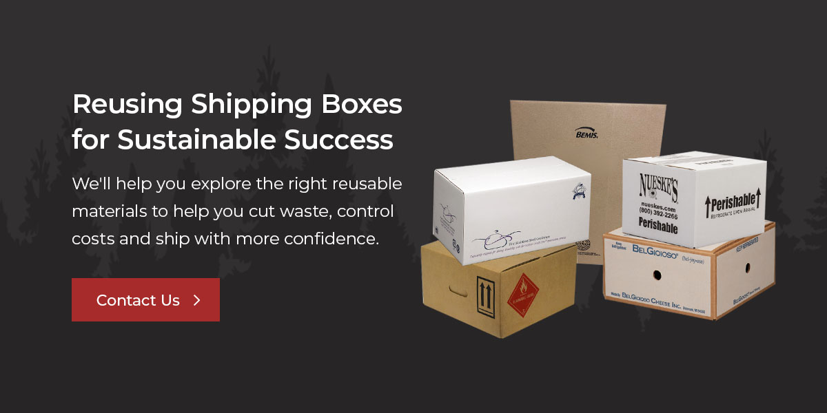 Reusing shipping boxes for sustainable success