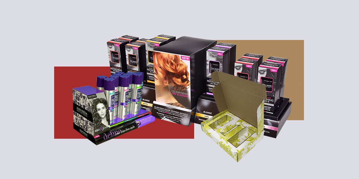 Beauty packaging created by Great Northern Packaging
